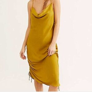 Free People Mustard Yellow Dress